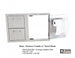 Lion Door and Drawer Combo with Towel Rack