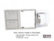 Lion Door and Drawer Combo with Towel Rack