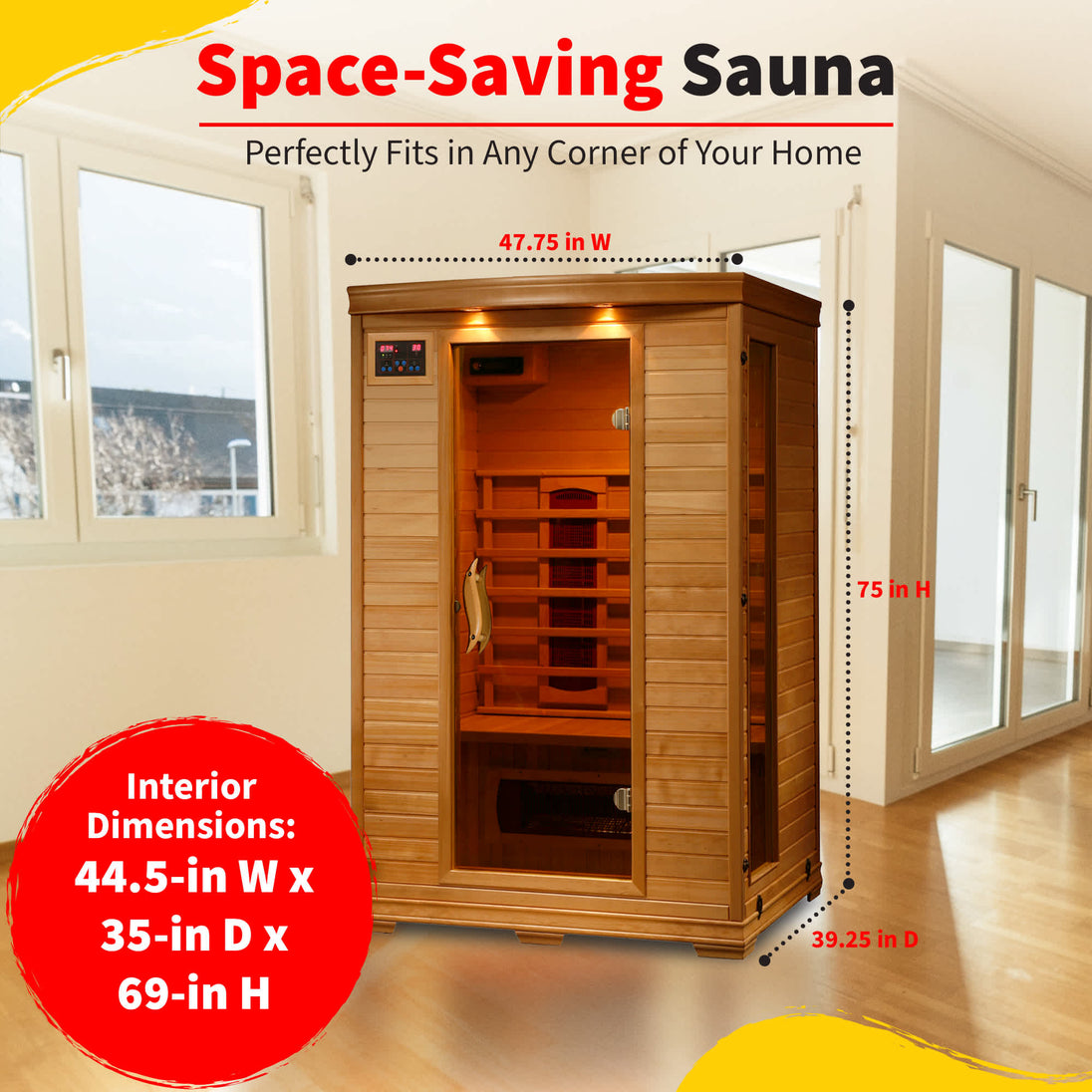Coronado Ceramic Sauna