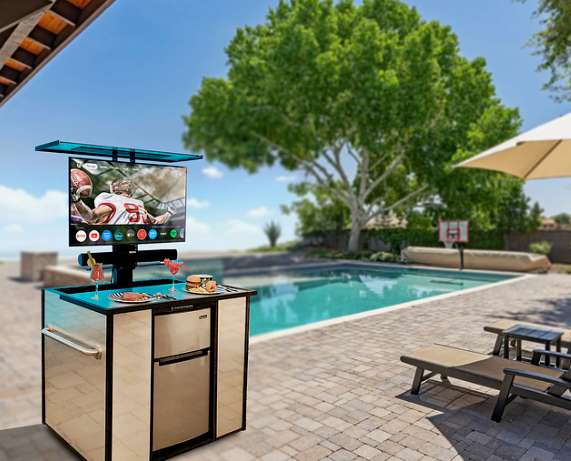 Outdoor Entertainment Center with 32", 43" Outdoor TV Lift