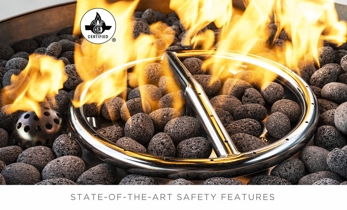 Fire & Lighting Fire Pit CSA safety features