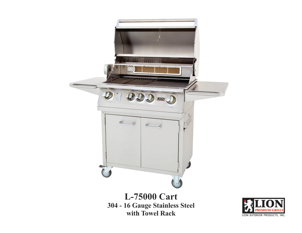 Lion Premium Grills L-75000 Premium Cart Open Doors