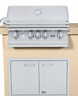 Lion Premium Grills Resort Q BBQ Island Layout