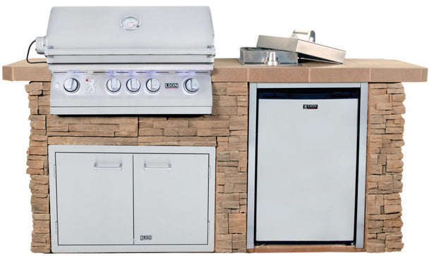 Lion Premium Grills Sensational Q BBQ Island