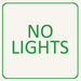 No Lights option