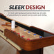 Merlot Shuffleboard Table
