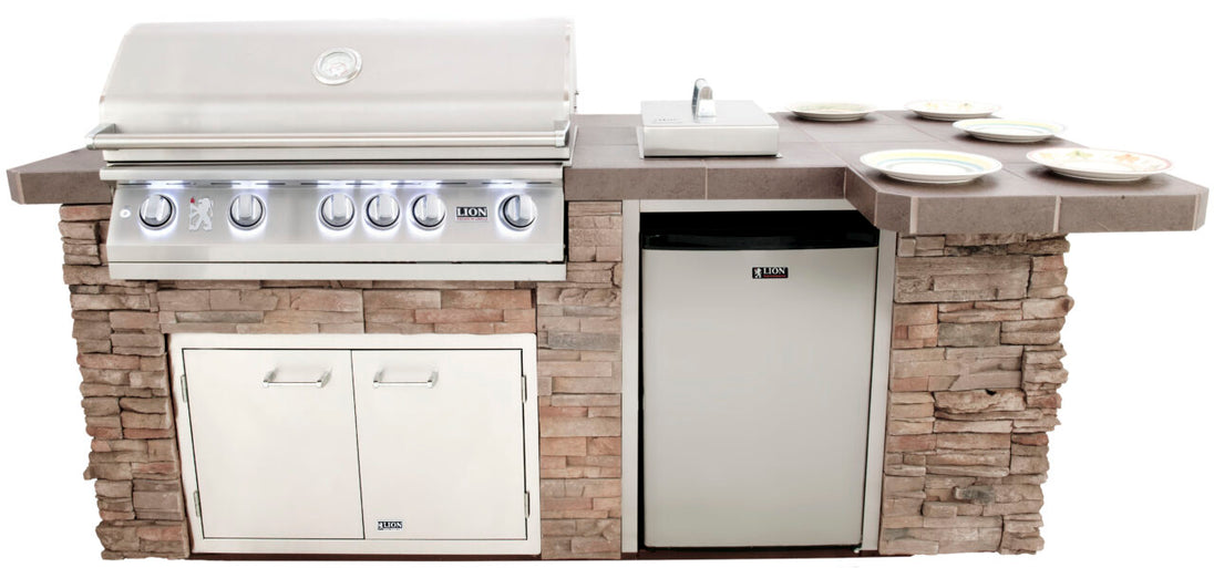 Lion Premium Grills Quality Q BBQ Island