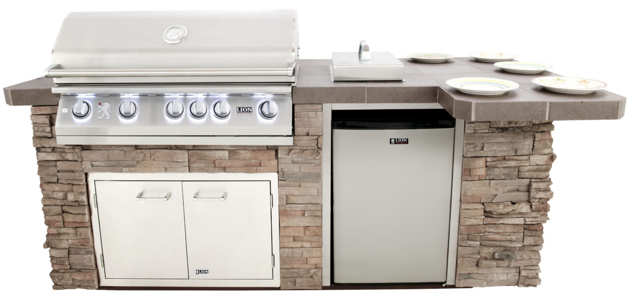 Lion Premium Grills Quality Q BBQ Island