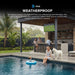Titan L100 QNED Outdoor TV, Covered Patio, IP65 Smart Weatherproof TV, 4K HDR, 60 Hz, Web AI OS, Wi-Fi 5, Dolby Digital, Outdoor TV Cover, Slim Bezel, 2 Year Warranty