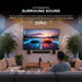 Titan L100 QNED Outdoor TV, Covered Patio, IP65 Smart Weatherproof TV, 4K HDR, 60 Hz, Web AI OS, Wi-Fi 5, Dolby Digital, Outdoor TV Cover, Slim Bezel, 2 Year Warranty
