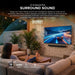 Titan L200 QNED Outdoor TV, Partial Sun, IP65 Smart Weatherproof TV, 4K HDR, 120 Hz, Web AI OS, 1500 Nits, Wi-Fi 6E, HDR10, Outdoor TV Cover, Slim Bezel, 2 Year Warranty