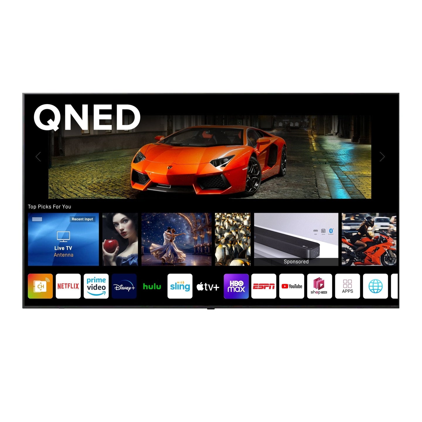 Titan L300 Mini-LED QNED Outdoor TV, Full Sun, IP65 Smart Weatherproof TV, 4K HDR, 120 Hz, Web AI OS, 1500 Nits, Wi-Fi 6E, Dolby Vision, Outdoor TV Cover, Slim Bezel, 2 Year Warranty