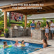 Titan L300 Mini-LED QNED Outdoor TV, Full Sun, IP65 Smart Weatherproof TV, 4K HDR, 120 Hz, Web AI OS, 1500 Nits, Wi-Fi 6E, Dolby Vision, Outdoor TV Cover, Slim Bezel, 2 Year Warranty