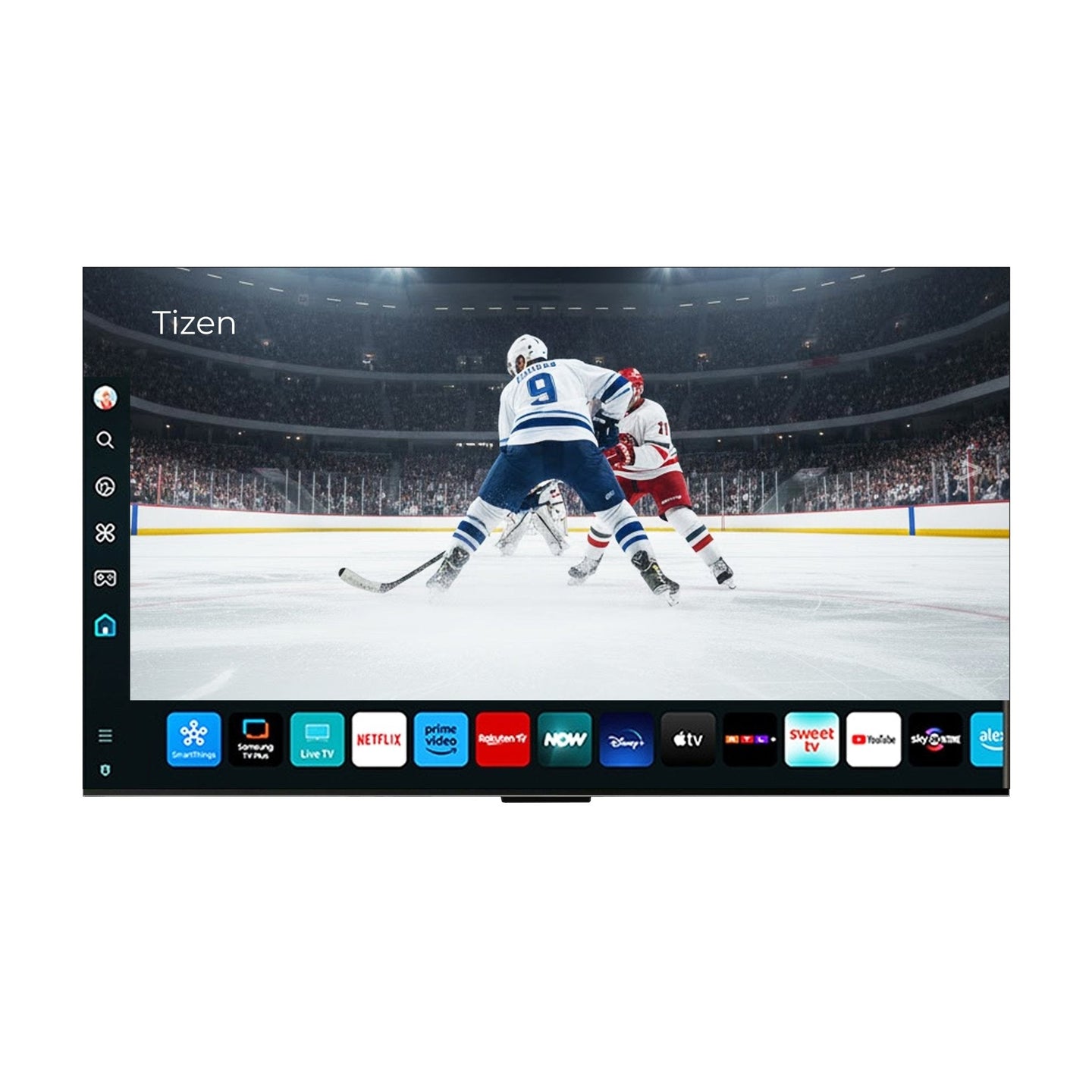 55 Inch Titan S100 QLED Outdoor TV, Covered Patio, IP65 Smart Weatherproof TV, 4K HDR, 60 Hz, Tizen AI OS, 800 Nits, Wi-Fi 5, HDR10+, Outdoor TV Cover, Slim Bezel, 2 Year Warranty