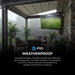 Titan S100 QLED Outdoor TV, Covered Patio, IP65 Smart Weatherproof TV, 4K HDR, 60 Hz, Tizen AI OS, 800 Nits, Wi-Fi 5, HDR10+, Outdoor TV Cover, Slim Bezel, 2 Year Warranty