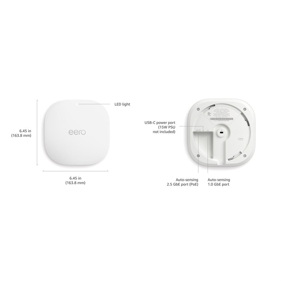 Titan Weatherproof eero PoE 6 Dual-band Wi-Fi 6 Access Point (Individual)